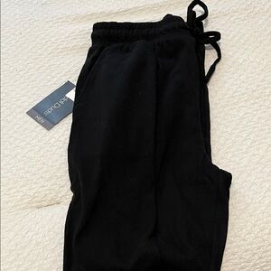NWT Cuddl Duds Black Sweatpants